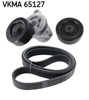 V formos rumbuotas diržas, komplektas - VKMA 65127 SKF